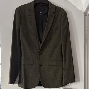 Menswear style  Olive Blazer